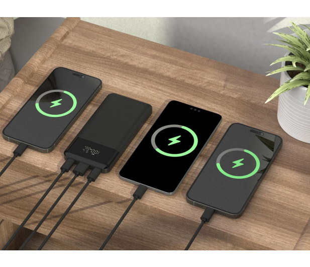 Silver Monkey Powerbank Smart 10 000 mAh 22.5W Czarny - 1481422 - zdjęcie 10